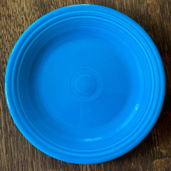 2005 Fiesta,PEACOCK (Discontinued), One Round Dinner Plate. GMC - Picture 2 of 3